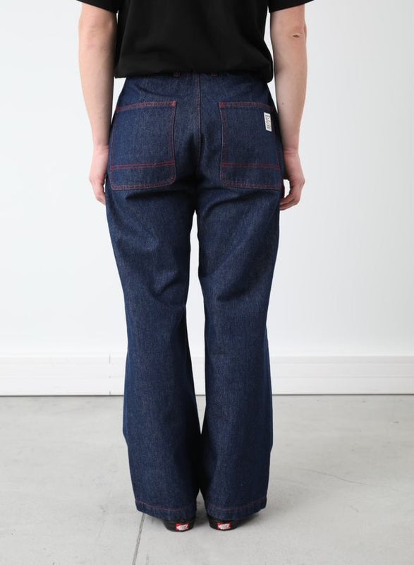 Rassvet Baggy Denim Trousers, navy
