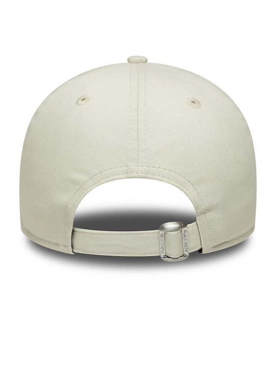 New Era New York Yankees MLB Side Script 9FORTY Cap, cream