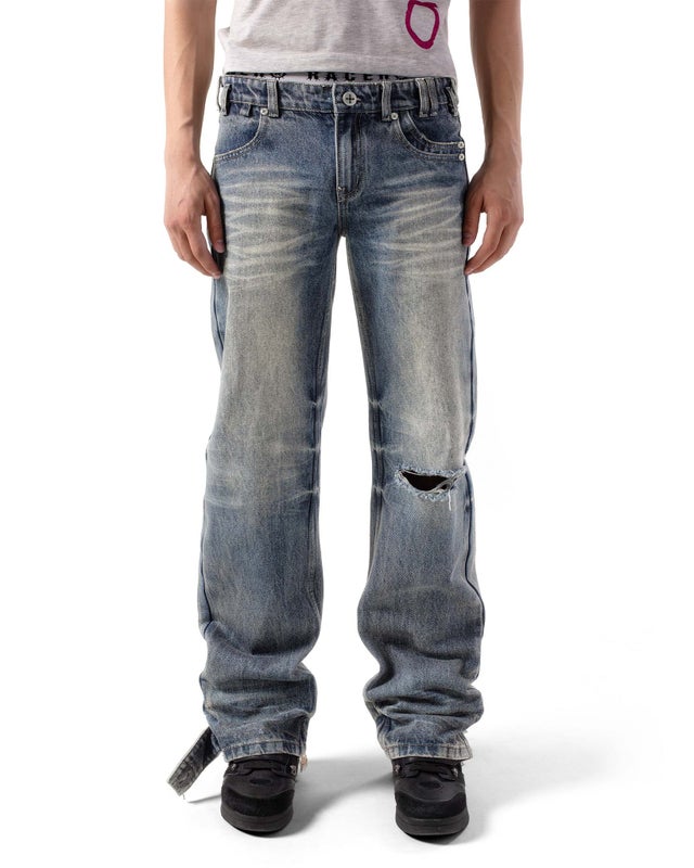 Racer Slim Fit Jeans, blue