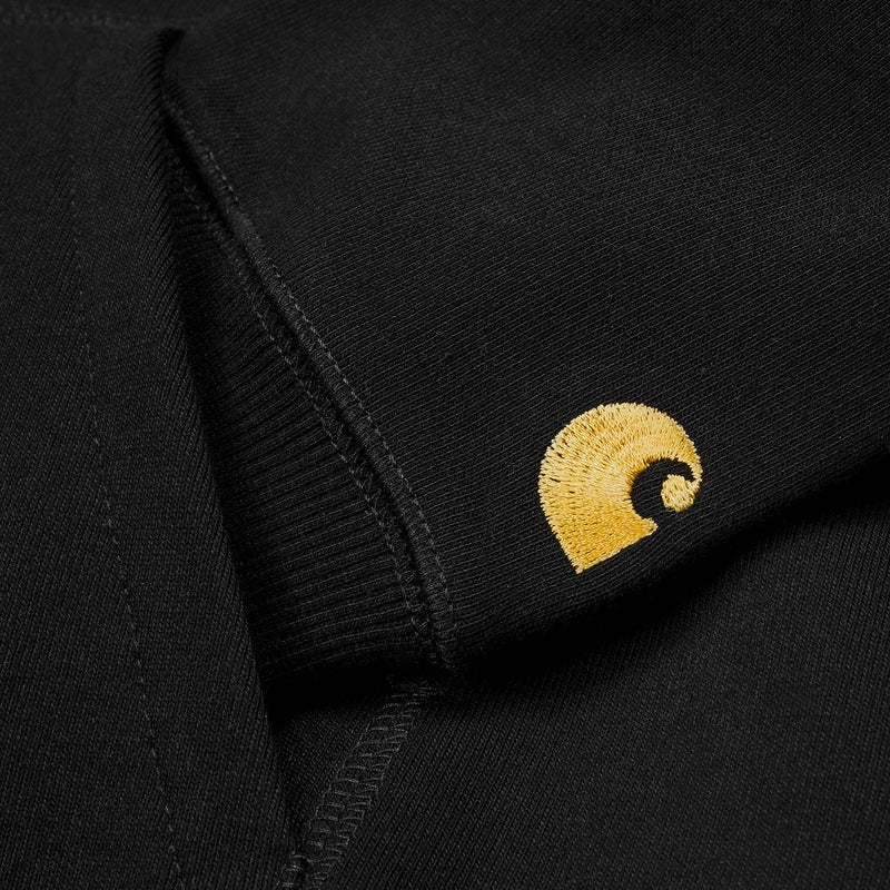 Carhartt Chase Hooded Sweat, black / gold