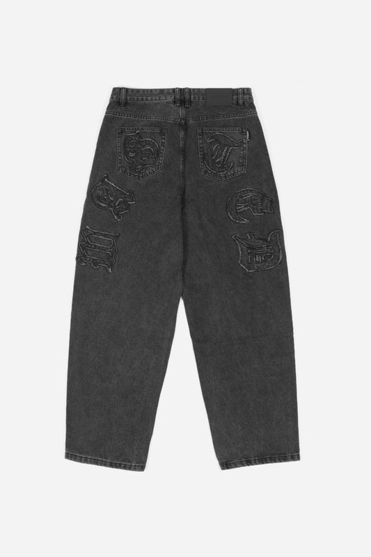 Wasted Paris Kingdom Curve Destroy Casper Pant, black