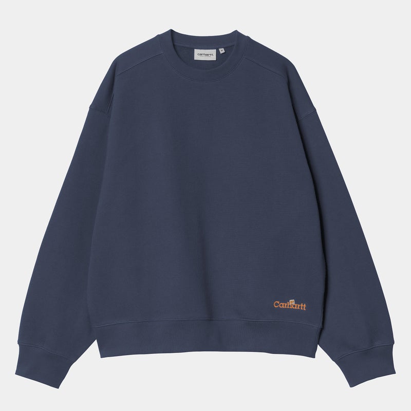 Carhartt Label Script sweatshirt, blue