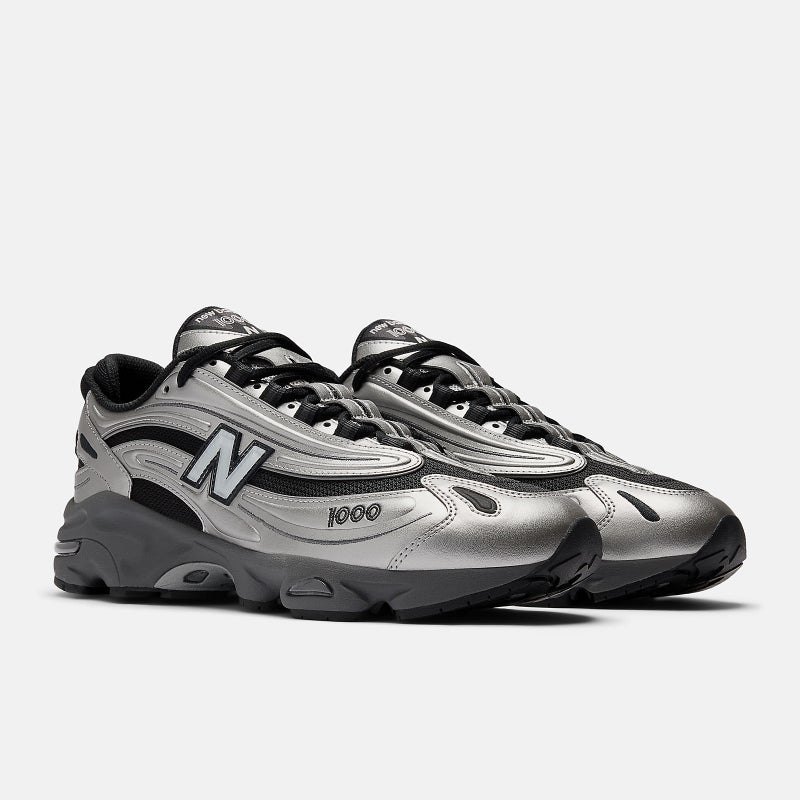 New Balance 1000, silver metallic / black