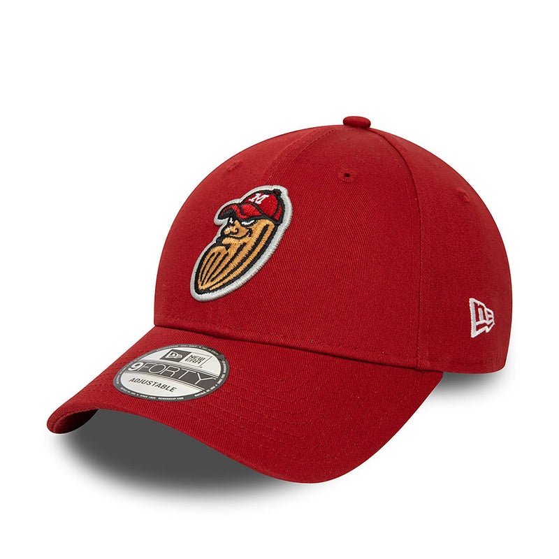 New Era Minor League Modesto Nuts 9FORTY, red