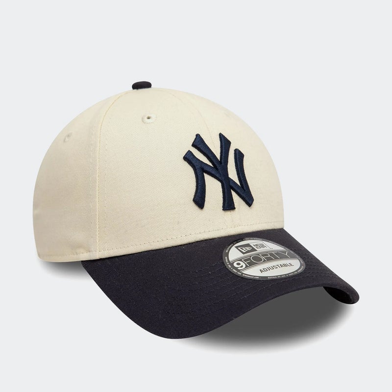 New Era New York Yankees Colourblock 9FORTY, light beige