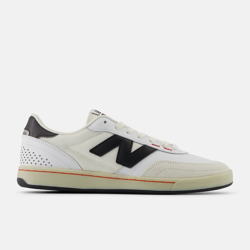 New Balance 440, white / black / red