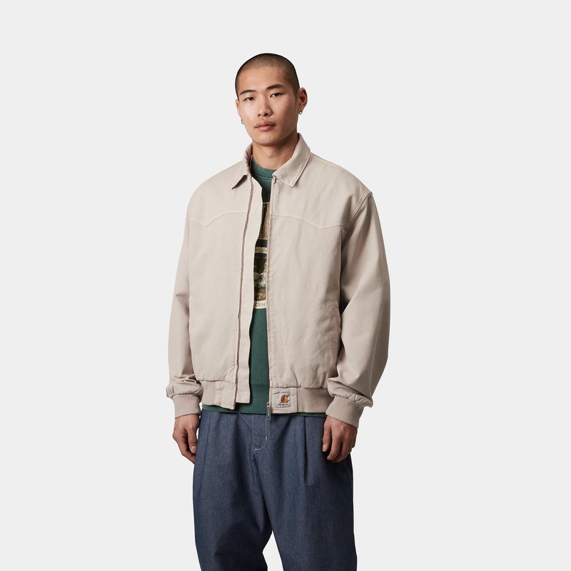 Carhartt OG Santa Fe jacket, dusky beige (garment dyed)