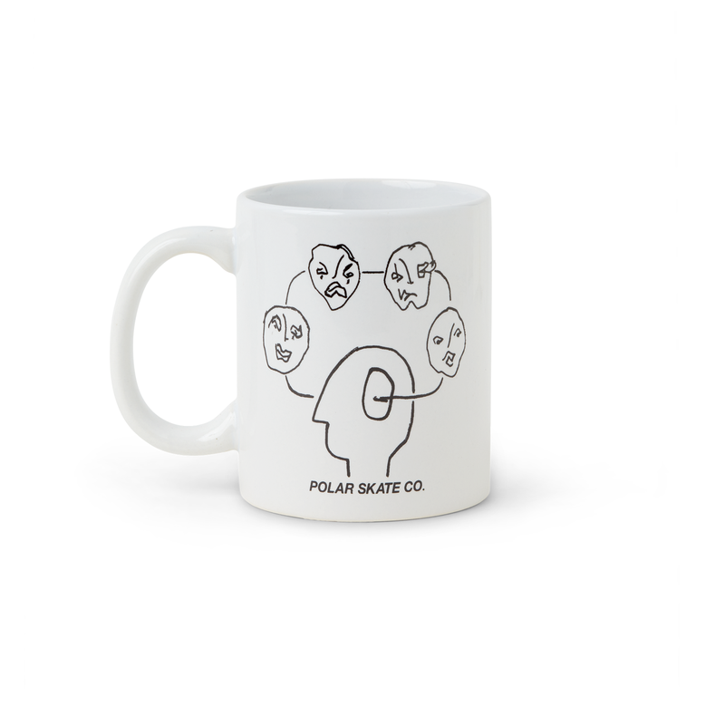 Polar Head Space Mug, white