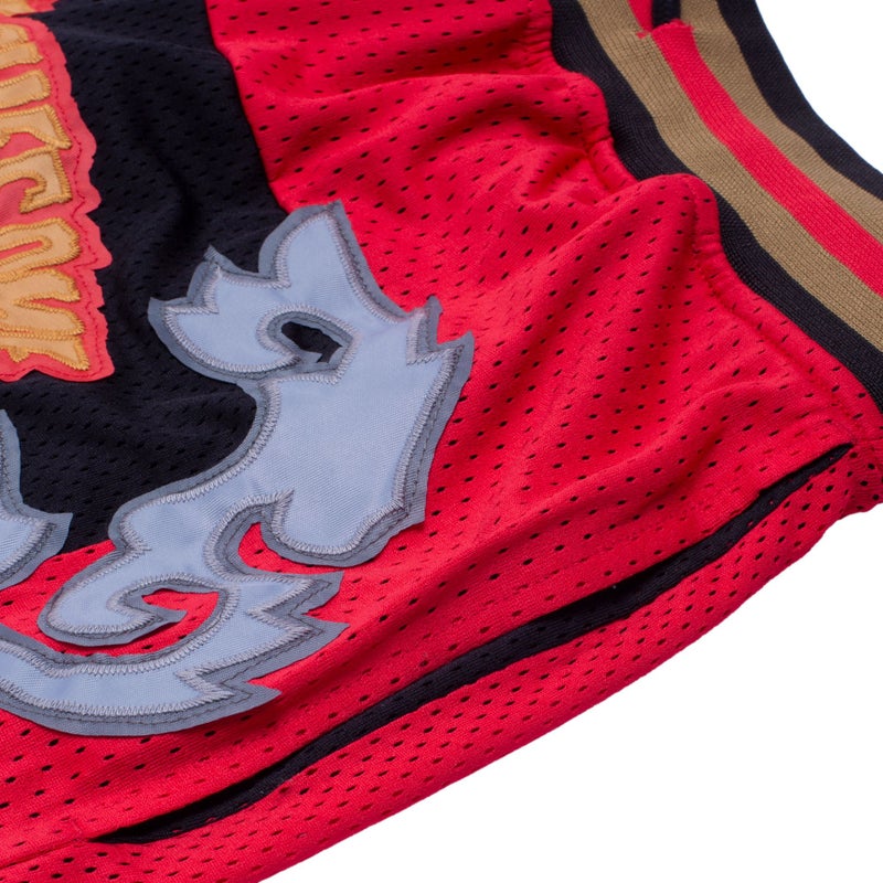 Fucking Awesome Muay Thai Basketball Short, red / black