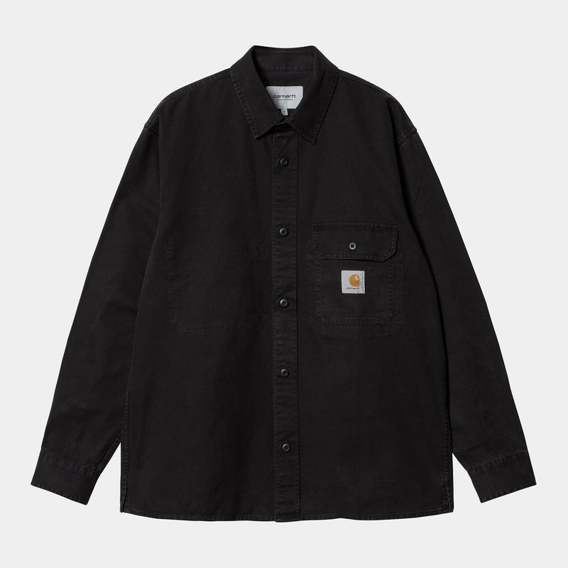 Carhartt Reno Shirt Jacket, black garment dyed