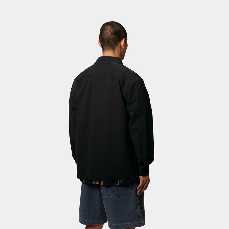 Carhartt Reno Shirt Jacket, black garment dyed