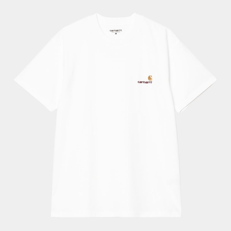 Carhartt American Script t-shirt, white.