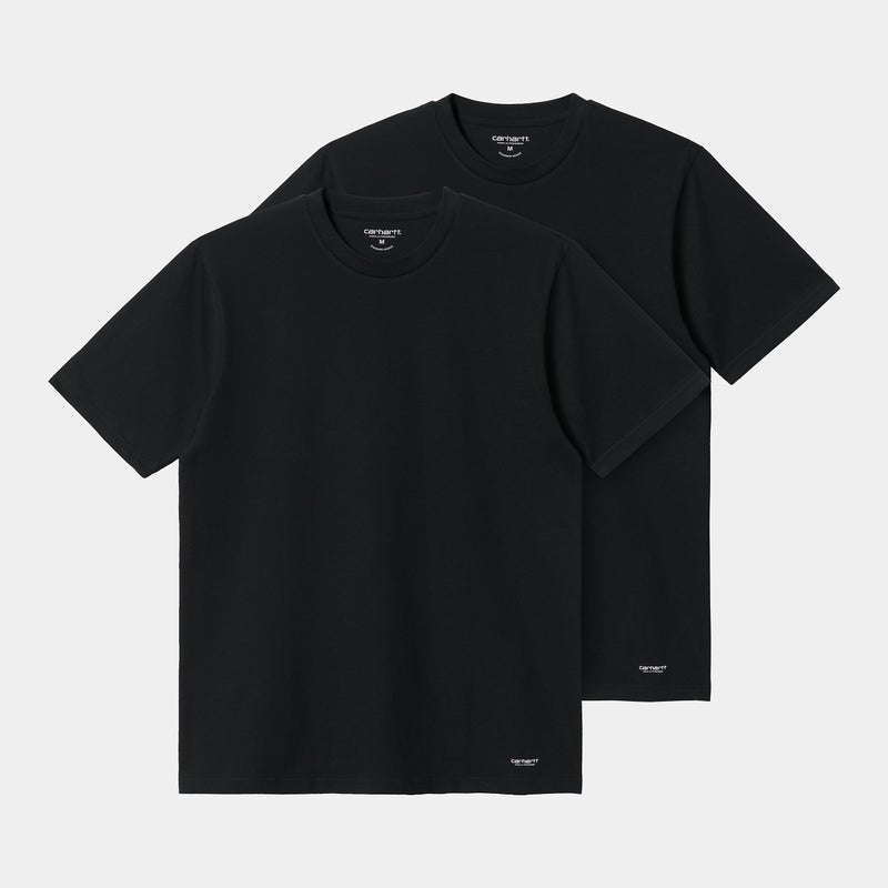 Carhartt Standard Crew Neck tee 2-pack, black + black