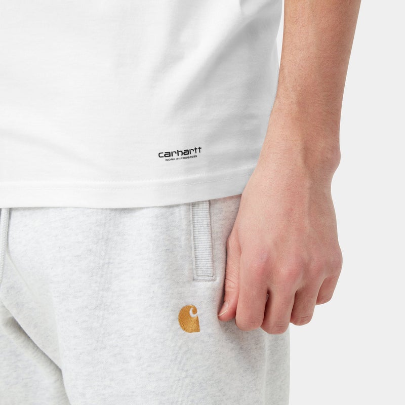 Carhartt Standard Crew Neck tee 2-pack, white + white