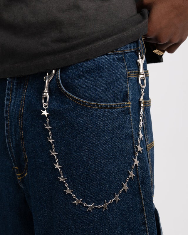 Two Jeys Stars Pant Chain, silver