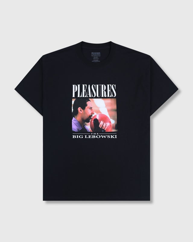 Pleasures X Big Lebowski Lick Tee, black.