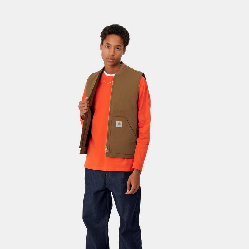 Carhartt Vest, hamilton brown rigid