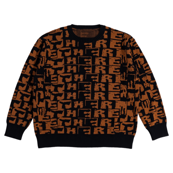 There Tore Knit, black / brown