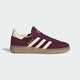 adidas Handball Spezial WMNS, maroon / cream white / gold metallic.