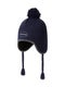 thisisneverthat Pom Earflap Beanie, navy