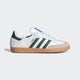 adidas Samba OG, cloud white / collegiate green / gum