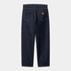 Carhartt Aaron Pant, blue rinsed.