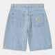 Carhartt Brandon Shorts, blue heavy stone bleached.