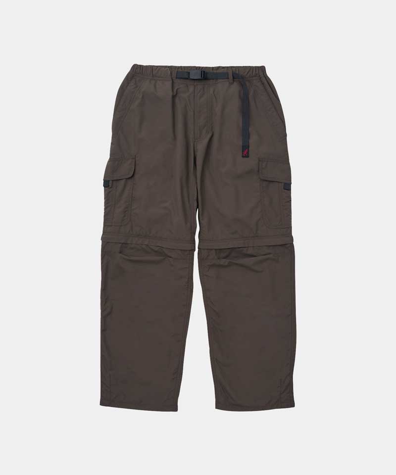 Gramicci Convertible Micro Ripstop Pants, deep brown | Beyond